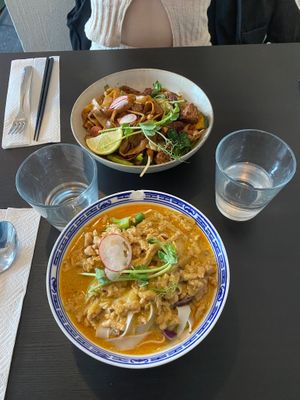 Noodle soup at Thai Vegan Kitchen in Helsinki