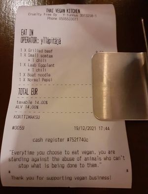  at Thai Vegan Kitchen in Helsinki