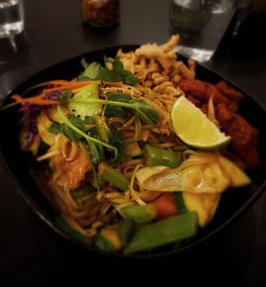 One of the best places in town 🖤 at Thai Vegan Kitchen in Helsinki