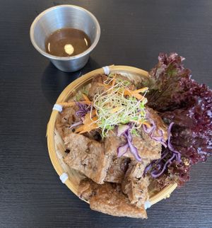 “Not really grilled beef"  at Thai Vegan Kitchen in Helsinki