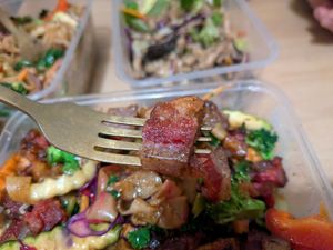 "pork belly" at Thai Vegan Kitchen in Helsinki