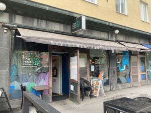 its casual and tasty  at Thai Vegan Kitchen in Helsinki