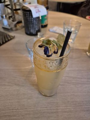 Ginger drink at Thai Vegan Kitchen in Helsinki