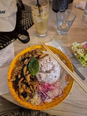 Stir fried eggplant at Thai Vegan Kitchen in Helsinki