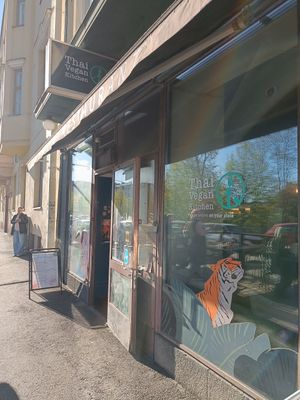 Front of store at Thai Vegan Kitchen in Helsinki