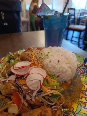 Plaa Pad phrik at Thai Vegan Kitchen in Helsinki