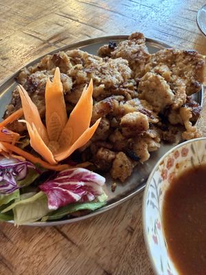 Appetizer: ‘beef’ (soy meat)  at Thai Vegan Kitchen in Helsinki