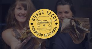 restaurant’s logo at Novos Tacos in Sao Joao Del Rei