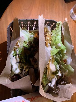 vegan tacos at Novos Tacos in Sao Joao Del Rei