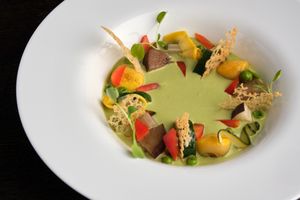 Saffron Green Curry    
 at Saffron in Las Vegas