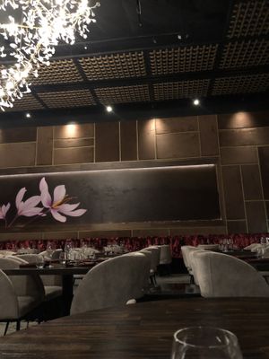 Dining area at Saffron in Las Vegas