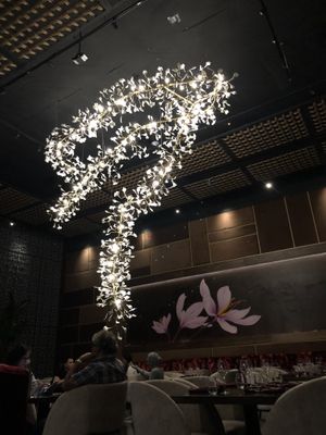 Chandelier  at Saffron in Las Vegas