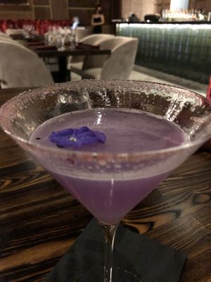 💕something yummy with gin 💕 at Saffron in Las Vegas
