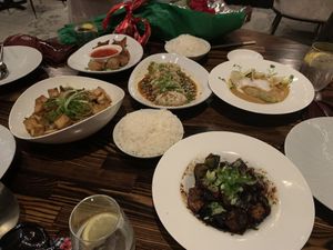 What you see, minus cake and frozen dessert. $121  at Saffron in Las Vegas