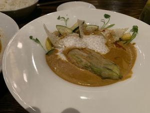 Red curry, the most tasty dish.  at Saffron in Las Vegas