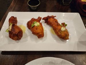 Stuffed Squash pedals  at Saffron in Las Vegas