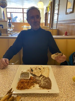 Fajitas at Golden Burro in Leadville