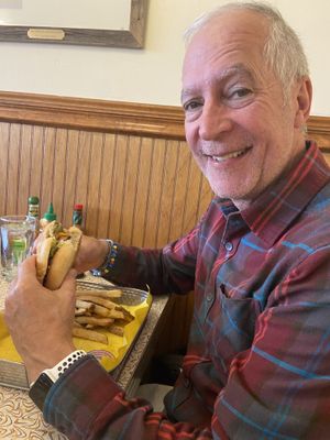 Cheeseburger at Golden Burro in Leadville
