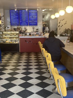 50’s diner decor. Very cool! at Golden Burro in Leadville