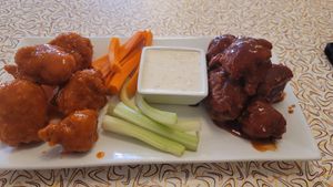 Cauliflower wings were great. Probably from frozen. at Golden Burro in Leadville