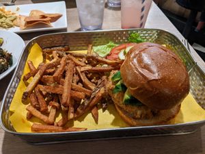 chickn sandwich at Golden Burro in Leadville