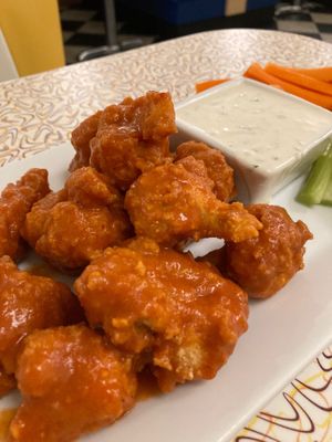 cauliflower buffalo wings at Golden Burro in Leadville