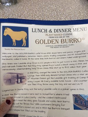   at Golden Burro in Leadville