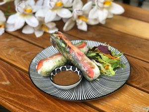 Summer rolls at ChayArt in Berlin