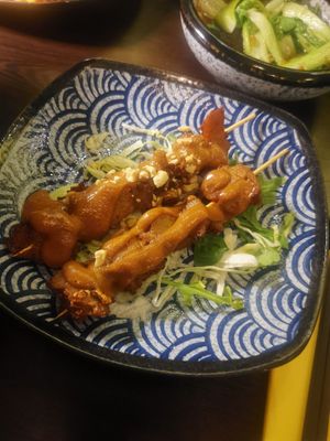 Peanut Skewers at ChayArt in Berlin