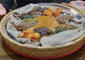 Vegan Taster Injera at Injera in Copenhagen