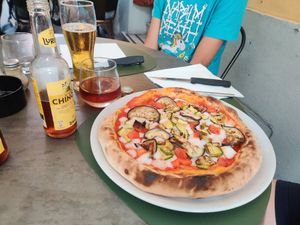 Végétarienne avec fromage (supplément 2€) at La Musa in Ventimiglia