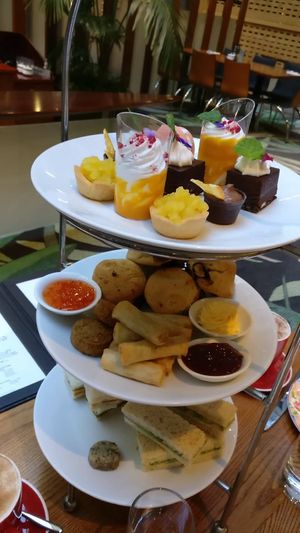 Vegan high tea at Hectors Restaurant in Auckland