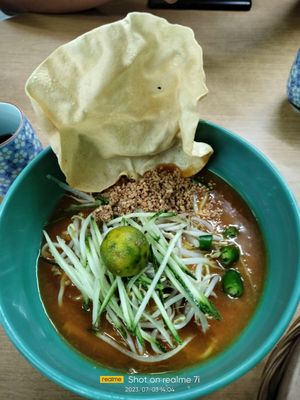 Mee rebus at i Vege in Johor Bahru