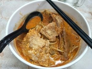 Melaka Laksa at i Vege in Johor Bahru