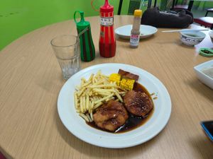 Black pepper steak… this portion is more suitable to eat as my side dish  at i Vege in Johor Bahru