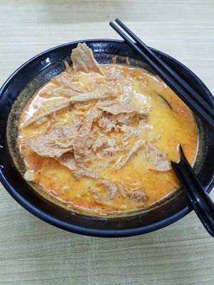 Melaka laksa at i Vege in Johor Bahru