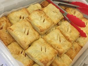 Sausage Bean Pasties  at Honeymans of Bowburn in Durham