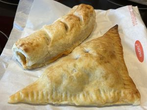 Pastie and sausage roll   at Honeymans of Bowburn in Durham