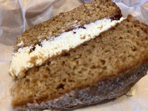 Cream Sponge cake   at Honeymans of Bowburn in Durham