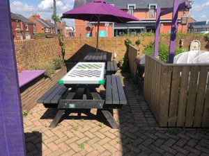 Seating area  at Honeymans of Bowburn in Durham