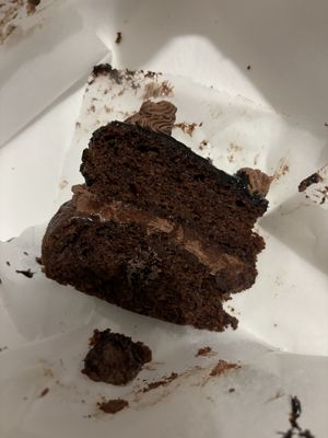 Chocolate orange fudge cake!  at Honeymans of Bowburn in Durham