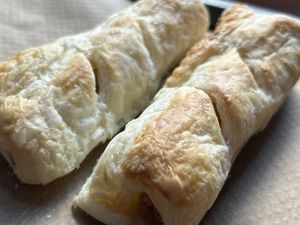 Sausage rolls   at Honeymans of Bowburn in Durham