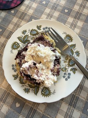 Scone (the other half I’d already scoffed)   at Honeymans of Bowburn in Durham