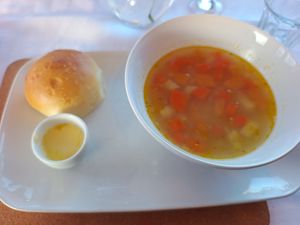 Soup at Honeymans of Bowburn in Durham