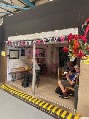 Seating area at Compassionate Kitchen in Morley
