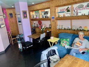 Inside seating area   at Compassionate Kitchen in Morley