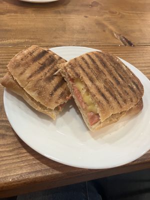 Ham and cheeze panini  at Compassionate Kitchen in Morley