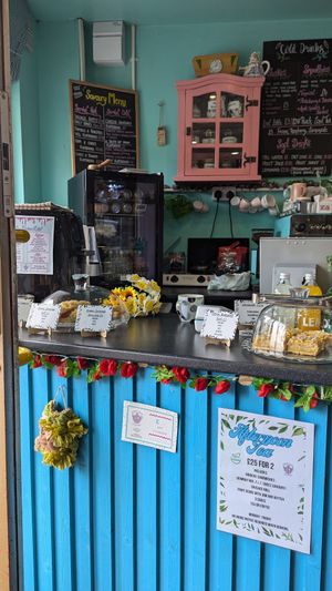 Really good value and friendly vegan cafe at Compassionate Kitchen in Morley