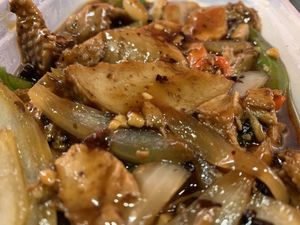 VG duck black bean at Woks Bar and Restaurant in Brandon