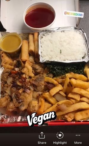 Examples of the munch box and extras   at Woks Bar and Restaurant in Brandon